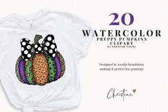 Preppy Pumpkin Clipart Bundle Product Image 2