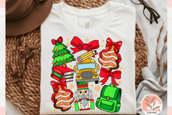 Christmas Preppy school teacher Coquette sublimation PNG SVG Product Image 5