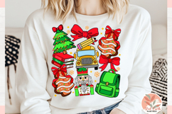 Christmas Preppy school teacher Coquette sublimation PNG SVG Product Image 4