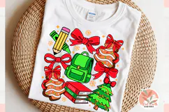 Christmas Preppy school teacher Coquette sublimation PNG SVG Product Image 3