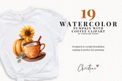 Fall Pumpkin and Coffee Clipart Bundle Product Image 2