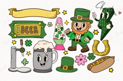 140 Retro St Patricks Clipart Bundle - PNG | SVG | EPS Product Image 12