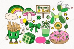 140 Retro St Patricks Clipart Bundle - PNG | SVG | EPS Product Image 13