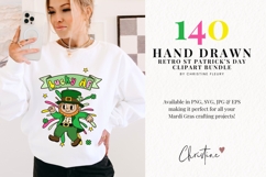 140 Retro St Patricks Clipart Bundle - PNG | SVG | EPS Product Image 2