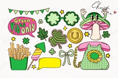 140 Retro St Patricks Clipart Bundle - PNG | SVG | EPS Product Image 3