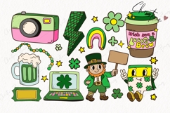 140 Retro St Patricks Clipart Bundle - PNG | SVG | EPS Product Image 7