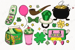 140 Retro St Patricks Clipart Bundle - PNG | SVG | EPS Product Image 9
