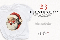 Retro Santa Claus Clipart Bundle Product Image 2