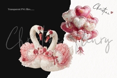 Romantic Valentine Clipart Bundle - 81 Elements Product Image 3