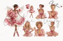 Romantic Valentine Women Clipart Bundle Product Image 5