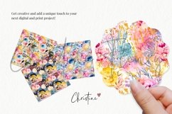 Abstract Pastel Floral Mini Pack, Seamless Spring Patterns Product Image 3