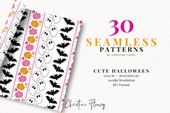 30 Seamless Cute Halloween Digital Paper Product Image 2