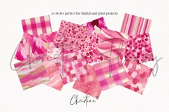 Seamless Preppy Pink Digital Paper Product Image 4