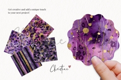 Seamless Preppy Purple Digital Paper Product Image 3