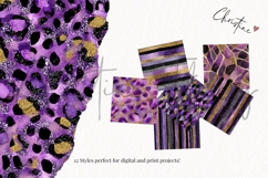 Seamless Preppy Purple Digital Paper Product Image 4