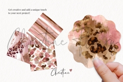 Seamless Rose Gold Digital Paper Bundle Product Image 3