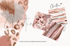 Seamless Rose Gold Digital Paper Bundle Product Image 4