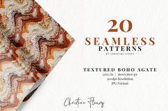 Seamless Textured Boho Agate Digital Paper Product Image 2