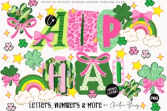 St Patricks Ransom Alpha PNG Bundle BONUS Clipart Product Image 1