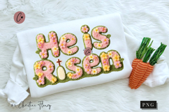 Latch Hook He Is Risen PNG | Easter Png Product Image 1