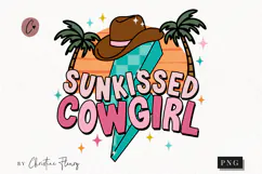 Sunkissed Cowgirl PNG | Summer PNG Product Image 1