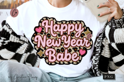 Latch Hook Happy New Year Babe PNG - 4 Designs Product Image 4