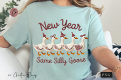 New Year Same Silly Goose PNG Product Image 1