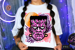 Preppy Halloween Monster PNG Product Image 1