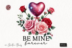 Be Mine Valentines Quote PNG | Valentines Day PNG Product Image 1