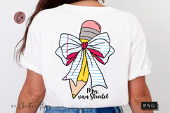 School Pencil Doodle PNG | Back To School PNG Product Image 1
