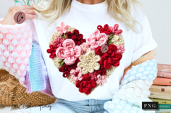 Latch Hook Yarn Valentine Heart PNG Product Image 1