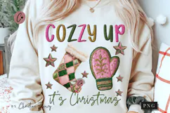 Faux Embroidery Cozy Season PNG Product Image 1