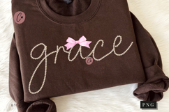Coquette Pearl Grace PNG Design | Christian Png Product Image 1