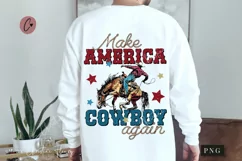 Make America Cowboy Again PNG | Patriotic PNG Product Image 1