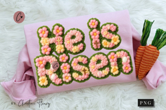 Latch Hook He Is Risen PNG | Easter Png Product Image 1