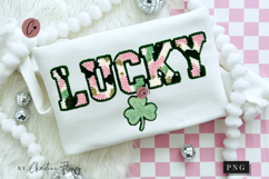Faux Yarn St Patricks Lucky PNG | St Patricks Day Png Product Image 1