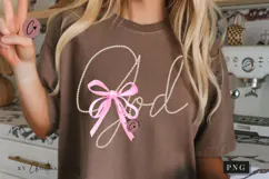 Coquette Pearl God PNG Design | Christian Png Product Image 1