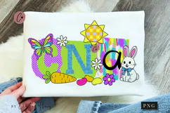 Preppy Ransom Easter NICU RN CNA Nurse PNG Design Product Image 3