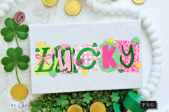 Preppy Ransom Lucky PNG | St Patrick's Day Png Product Image 1
