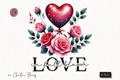Love Valentines Quote PNG | Valentines Day PNG Product Image 1