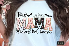 This Mama Loves Her Boos PNG | Halloween PNG Product Image 1