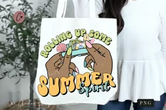 Retro Rolling Up Some Summer Spirit PNG | Summer PNG Product Image 1