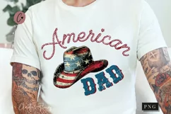 Western American Dad PNG | Patriotic PNG Product Image 1