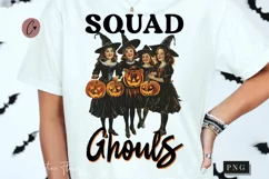 Vintage Squad Ghouls PNG | Halloween PNG Product Image 1