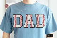 Baseball Chenille Dad PNG | Baseball PNG Product Image 1