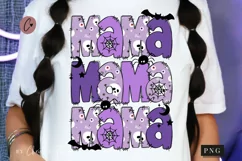 Purple Halloween Mama PNG | Halloween PNG Product Image 1