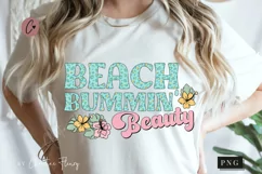 Beach Bummin Beauty PNG | Summer PNG Product Image 1