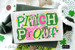 Preppy Ransom Pinch Proof PNG | St Patrick's Day PNG Product Image 1