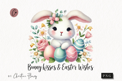 Bunny Kisses Easter PNG | Easter PNG Product Image 1