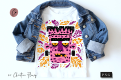 Preppy Halloween Monster PNG Product Image 1